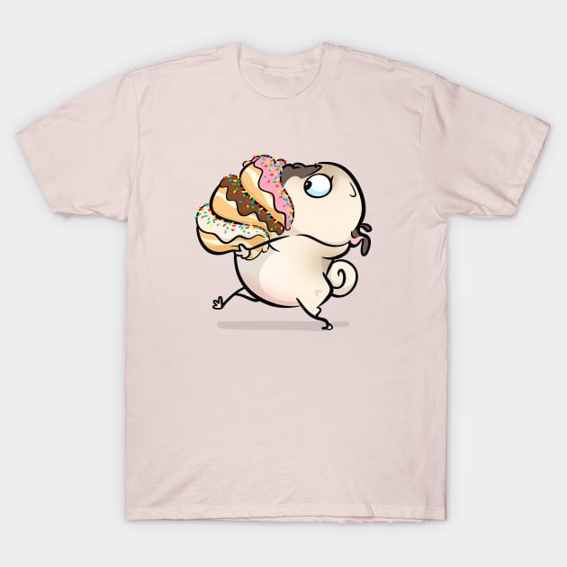 Donut Delivery T-Shirt by Inkpug
